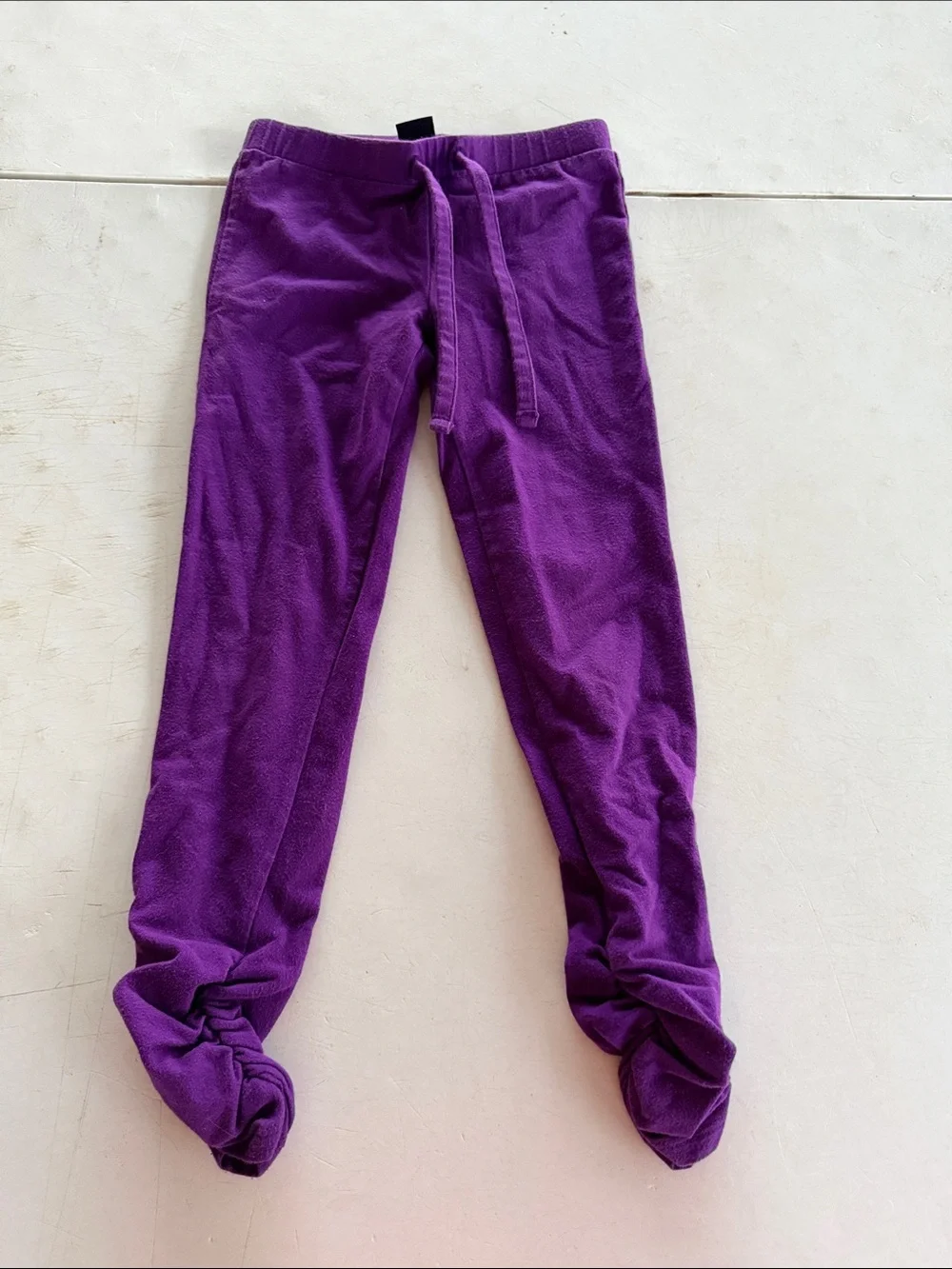 GAPKIDS Purple Leggings with Drawstring Waist